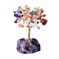 thumbnail image 1 of Natural Quartz Crystal Money Tree for Wealth & Feng Shui - Handmade Healing Crystal Bonsai with Agate Base for Home & Office Decor, 1 of 1