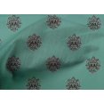 thumbnail image 4 of oneOone Cotton Cambric Fabric Floral Block Printed Fabric 1 Yard 56 Inch Wide, 4 of 4