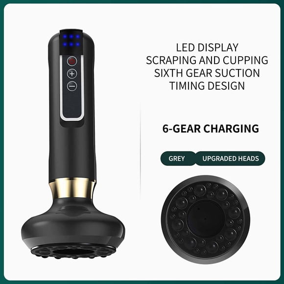 EGNMCR Intelligent Negative Pressure Electric Cupping Massage Instrument Scraping Instrument Vibration Brushing Beauty Instrument Massage apparatus