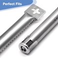 thumbnail image 4 of Criditpid Universal Barbecue Replacement Parts for Master Chef, Broil King, Dyna-Glo, Charbroil, Stainless Steel 11.75" to 21" Adjustable Heat Plate Shields & 12" to 17., 4 of 8