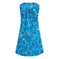 thumbnail image 4 of Robe d'Été pour Femmes Aguichant Robe d'Été pour Femmes Design Décontracté Robe Dégradée Sans Manches Col en V Longue Robe Ample Robe d'Été pour Femmes Robe Longue d'Été pour Femmes Longue Robe d'Été pour Femmes, 4 of 4