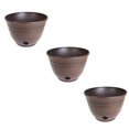 thumbnail image 1 of Liberty Garden Banded High Density Resin Hose Holder Pot with Drainage (3 Pack), 1 of 6