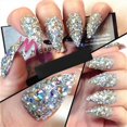 thumbnail image 4 of Sequins Art Dazzling Nail Colorful Nail Sticker Decoration Tips, 4 of 5
