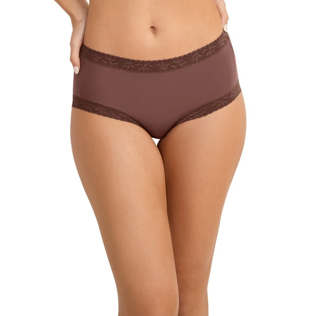Jockey Culotte Ultra Douce en Dentelle Extensible pour Femme