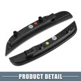 thumbnail image 4 of Unique Bargains Front Rear LED Side Marker Light 68214405AA for Dodge Charger 2015-2021 Black Lens Amber Red Light 2pair, 4 of 6