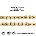 thumbnail image 4 of Niche Gold 428 X-Ring Chain 142 Links With Master Link Motorcycle 519-CDC2638H, 4 of 8