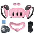 thumbnail image 1 of LNGOOR 7pcs Accessories Set Silicone Protective Cover for Meta Quest 3 (Green), 1 of 10