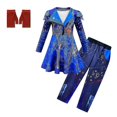 thumbnail image 2 of Descendants 3 Evie Cosplay Costumes Halloween Carnival Party Dress Pants Wig Set V, 2 of 3