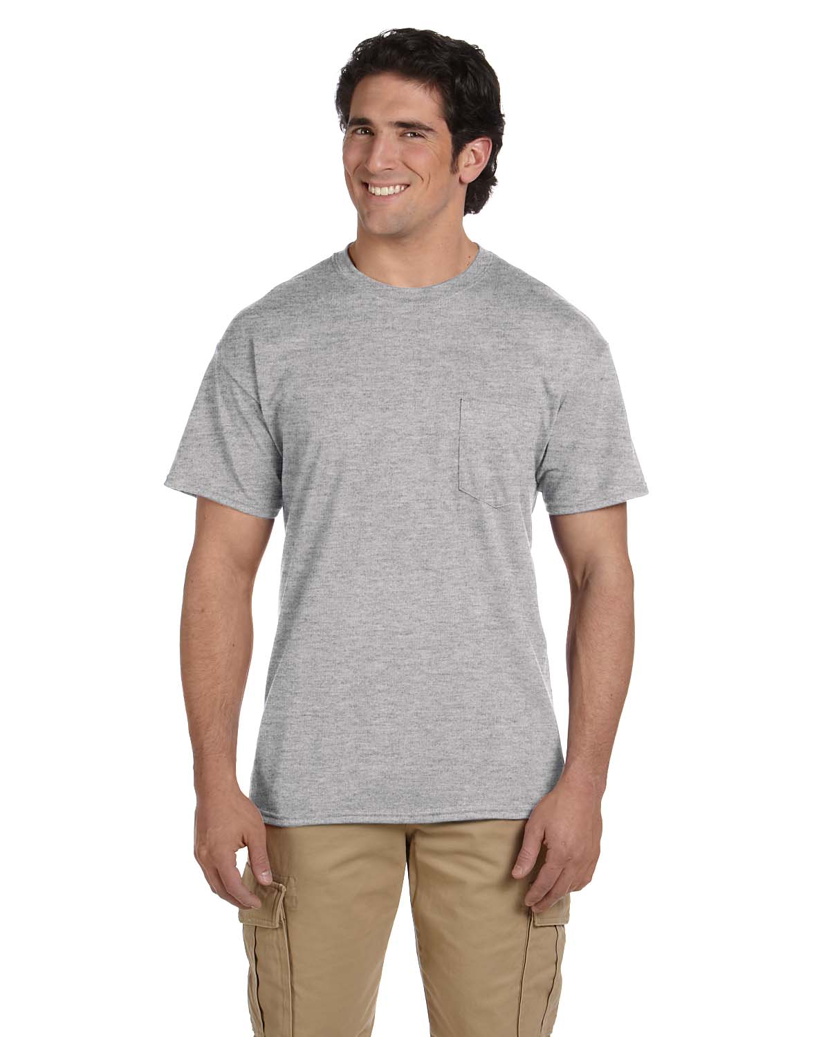 Gildan T-Shirt à Poche 50/50 pour Hommes - G830 (Lot de 5)
