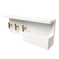 thumbnail image 3 of Hometrends 16" White Shelf Wall Organizer, 3 of 8