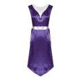 thumbnail image 3 of Nyeemya Robe de Danse Sans Manches Métallique Ourlet Irrégulier Violet TTG/3TG, 3 of 7