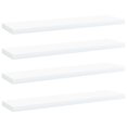 thumbnail image 1 of vidaXL Bookshelf Boards 4 pcs White 40x10x1.5 cm Engineered Wood, 1 of 4