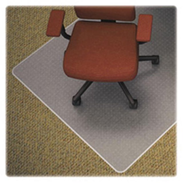 Tapis de Chaise, Pile Moyenne, Standard Lèvres, 36 Po x 48 Po, Transparent