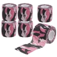 thumbnail image 1 of yeacher Ruban Camouflage Réutilisable Auto-Adhésif pour Usage Extérieur - 5 cm x 4,5 m, Camouflage Rose (Lot de 6), 1 of 6