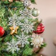 thumbnail image 4 of Plastic Glitter Snowflake, 10cm, 30 Per Box, 4 of 5