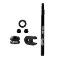 thumbnail image 1 of S SERENABLE Tubeless Extension Valve Extender Carbon Rim Kit with Central Dice - 80mm Black, 1 of 9