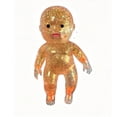 thumbnail image 1 of Squishy Figure Ball, Glitter Filled Fidget Ball, Glitter Filled Squishy Do-Ll Stress Relief Toy, Slow Rising Stretchy Squeeze Fidget Toy for Anxiety Relief, Golden-Open-Eye Style, 1 of 9