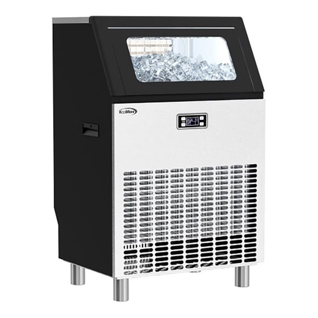 Koolmore CIM265 Machine à Glaçons sous Comptoir, Capacité de 265 lb, Noir