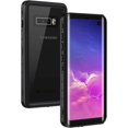 thumbnail image 1 of REQO Samsung Galaxy S10+ Plus Case, IP68 Waterproof Dustproof Case with Built-in Screen Protector, Rugged Full Body Shockproof Protective Cover for Samsung S10 Plus (Black/Clear), 1 of 8