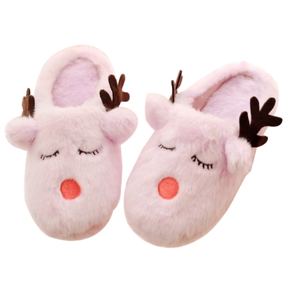 Christmas Slippers Deer Anti-slip Fashion Cute Animal Slippers Home Slippers