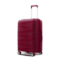 thumbnail image 2 of TRAVLR 100 % PP Résistant aux Chocs Léger Extensible 24 Pouces Valise de Soute à Roulettes - Rouge, 2 of 5