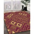 thumbnail image 3 of Ahgly Company Tapis d'Intérieur Rectangulaire Transitionnel Orange Lavable à la Machine, 2 Pieds x 4 Pieds, 3 of 7