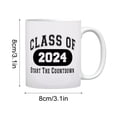 thumbnail image 3 of Dvkptbk Mug Ceramic Coffee Mug Commemorative College Graduates Kitchen Gadgets, 3 of 4