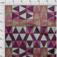thumbnail image 3 of oneOone Silk Tabby Violet Fabric Geometric Craft Projects Decor Fabric Printed By The Yard 42 Inch Wide, 3 of 4