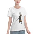 thumbnail image 2 of T-Shirt Basique à Manches Courtes pour Femmes une Pièce Trafalgar, 2 of 6