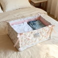 thumbnail image 4 of Fasiaou Desktop Storage Basket Organizer for Snacks Sundries and Cosmetic Items with Compact Design for Tidy Space,Pink, 4 of 6