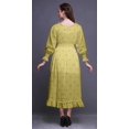 thumbnail image 4 of Bimba Robe de Plage Longue Maxi d'Été Bohème Gitane Imprimée pour Femmes, Style Folklorique – Xxx-Grand, 4 of 5
