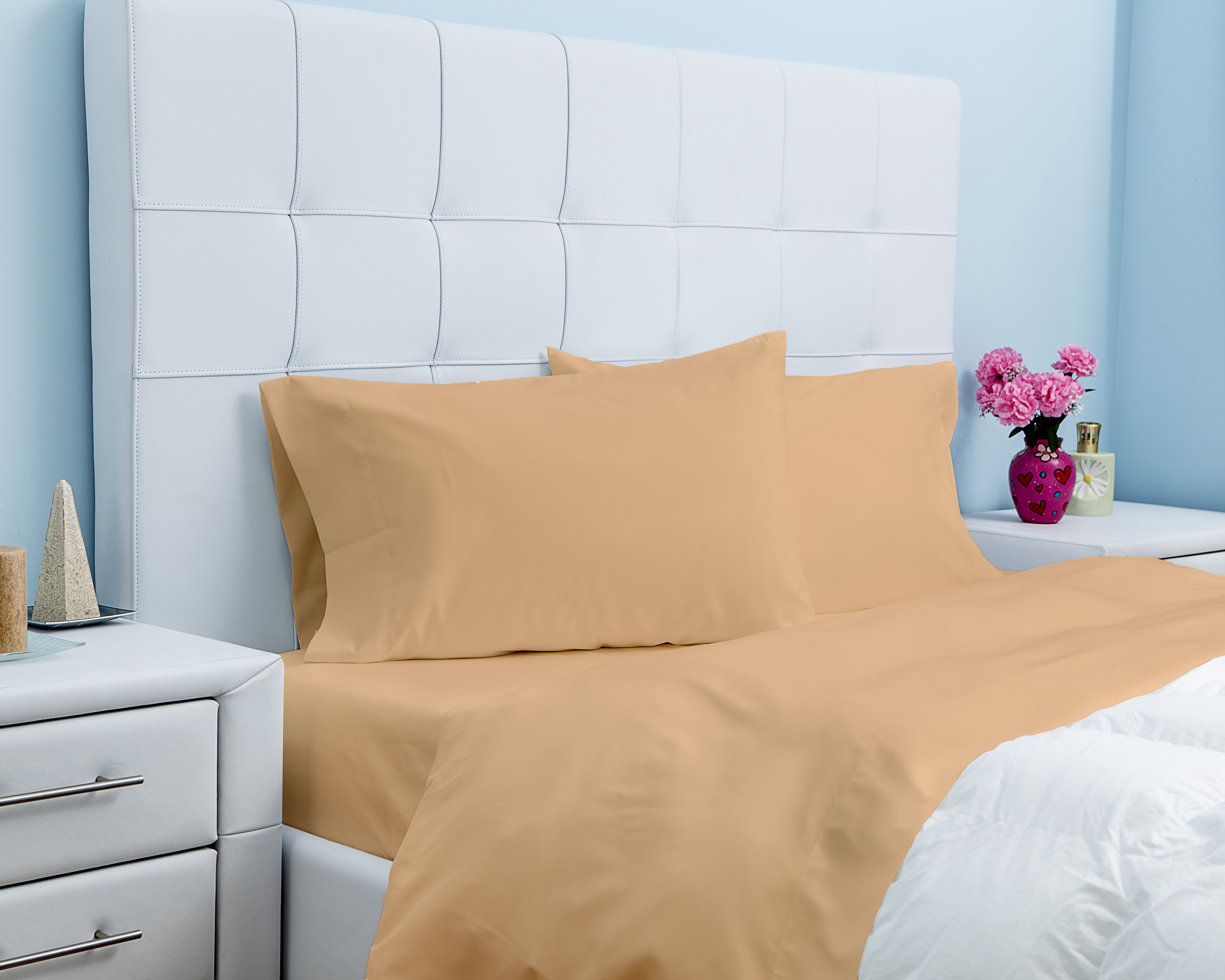 Ensemble de draps en microfibre de Gouchee Home – Ensemble de literie 3 pièces, microfibre ultra-douce, draps gris infroissables et respirants