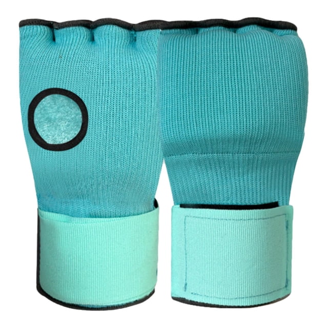 Siruishop Gel Boxing Hand Wraps Inner Gloves Half Finger Gloves for Sanda Exercise MMA Green