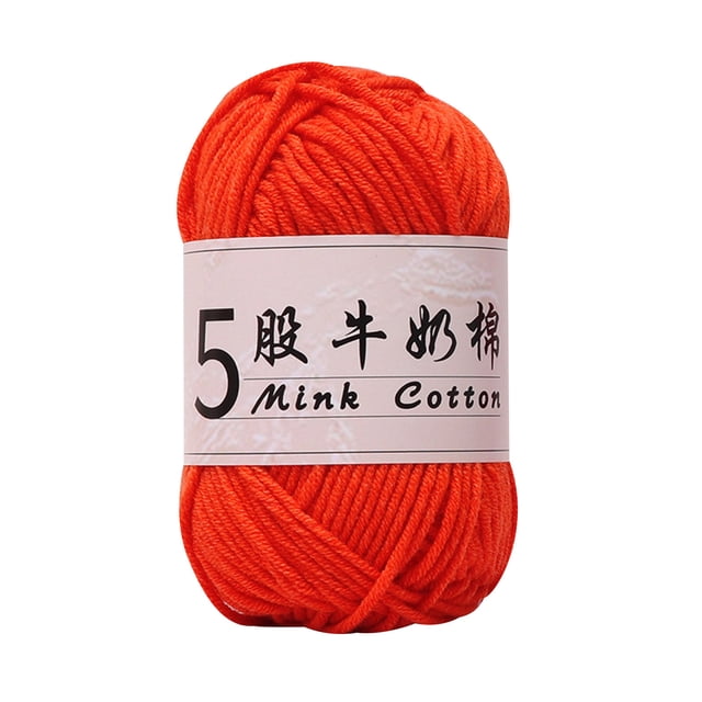 Birdeem 5 Strands Milk Cotton Doll Crochet Diy Knitting Thread Baby Sweater Wool Ball