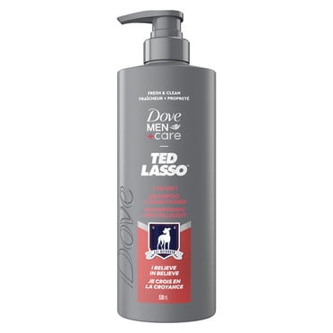 Dove Men+Care Ted Lasso 2-en-1 Shampooing et revitalisant Toujours y croire, 530 ml | Édition limitée