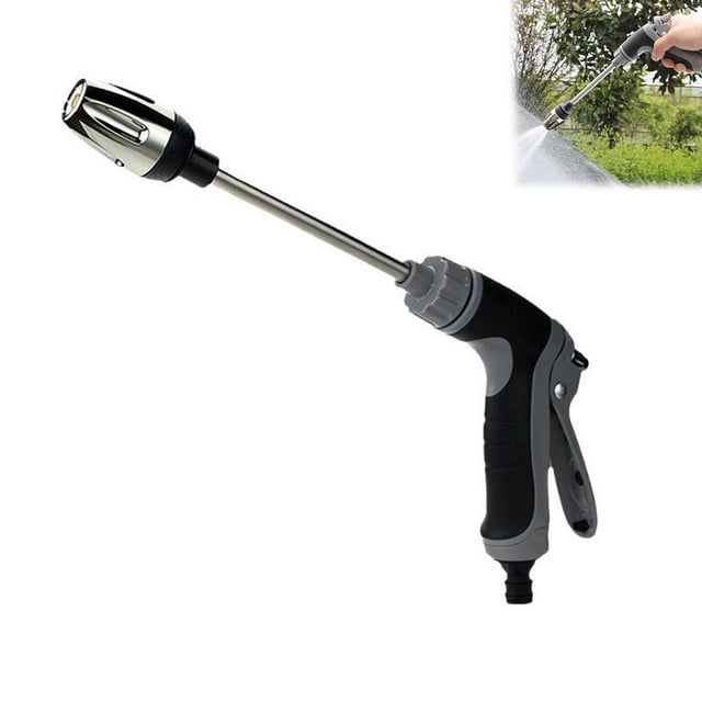 Lttoisl Aquoxis Cordless Pressure Washer Gun, Portable Power Cleaner with Durable Stainless Steel Nozzle, 360° Rotating Three Spray Modes for Car, Home & Garden Cleaning