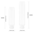 thumbnail image 3 of QualitChoice Travel Bottle Portable Shower Gel Dispensing Container Refillable Leakproof Dispenser Tube Household Organizer 50ML Clear 1Set, 3 of 6