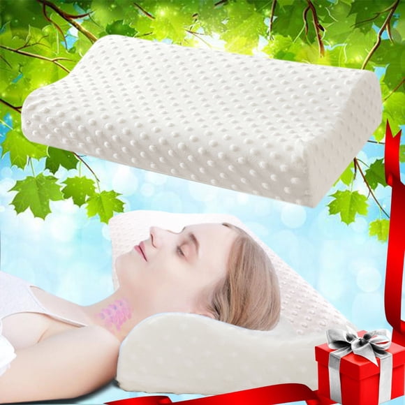 Meitianfacai Foam Mote Neck Pillow Core, Shape Memory Foam Pillow, Pillow Height Adjustment, Ergonomic Pillow Suitable For Neck And Shoulder Pain, Orthopedic Cervical Pillo