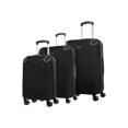 thumbnail image 1 of Swiss Mobility - Luggage set - hardside - polycarbonate, ABS plastic - black, 1 of 5