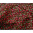 thumbnail image 4 of oneOone Silk Tabby Fabric Leaves & Floral Block Print Fabric By Yard 42 Inch Wide, 4 of 4