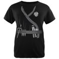 thumbnail image 1 of Halloween Ninja Assassin Costume Womens T Shirt, 1 of 2
