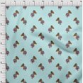 thumbnail image 3 of oneOone Silk Tabby Fabric Floral & Block Printed Craft Fabric BTY 42 Inch Wide, 3 of 4