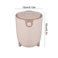 thumbnail image 3 of Aodebiao Mini Trash Can for Desk Small Garbage Bin with Lid Multifunctional Storage Basket for Home Office Living Room Bedroom Countertop Waste Bin Compact Plastic Organizer, 3 of 6