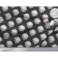 thumbnail image 3 of Soimoi Polyester Crepe Fabric Floral Block Decor Fabric Printed Yard 52 Inch Wide, 3 of 3