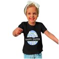 thumbnail image 4 of TIMIFIS Garçons Filles T-Shirts Graphiques Heureux Easter Chandails Unisexe Enfants Col Rond Manches Courtes T-Shirts Enfants Mignon Oreilles de Lapin Oeufs Imprimé T-Shirt, 11 Ans, 4 of 4