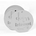 thumbnail image 2 of Inkdotpot Cheers To Retirement Bottle Tag Real Silver Foil Favor Hang Tags Pack Of 50, 2 of 6