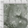 thumbnail image 2 of oneOone Cotton Jersey Green Fabric Florals Craft Projects Decor Fabric Printed By The Yard 58 Inch Wide, 2 of 4