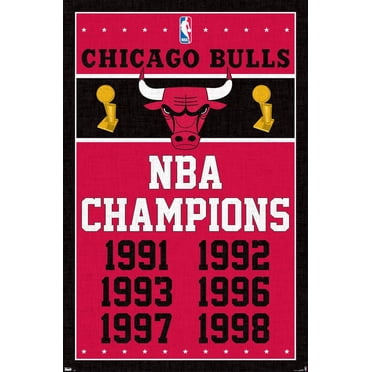 NBA Chicago Bulls - Champions 13 Wall Poster, 14.725" x 22.375"