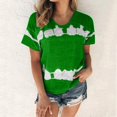 thumbnail image 4 of Wolfast T-Shirts pour Femmes Mode Femmes Mode T-Shirt Imprimé Manches Courtes Blouse Col Rond Hauts Décontractés Manches Courtes Blouses pour Femmes, 4 of 9