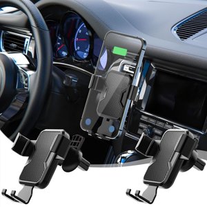 JASKFLY Support de téléphone en plastique 1 Bracket multi-fonctionnel de téléphone de voiture avec 360°